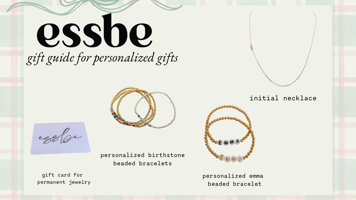 Essbe Holiday Gift Guide: Personalized Gifts
