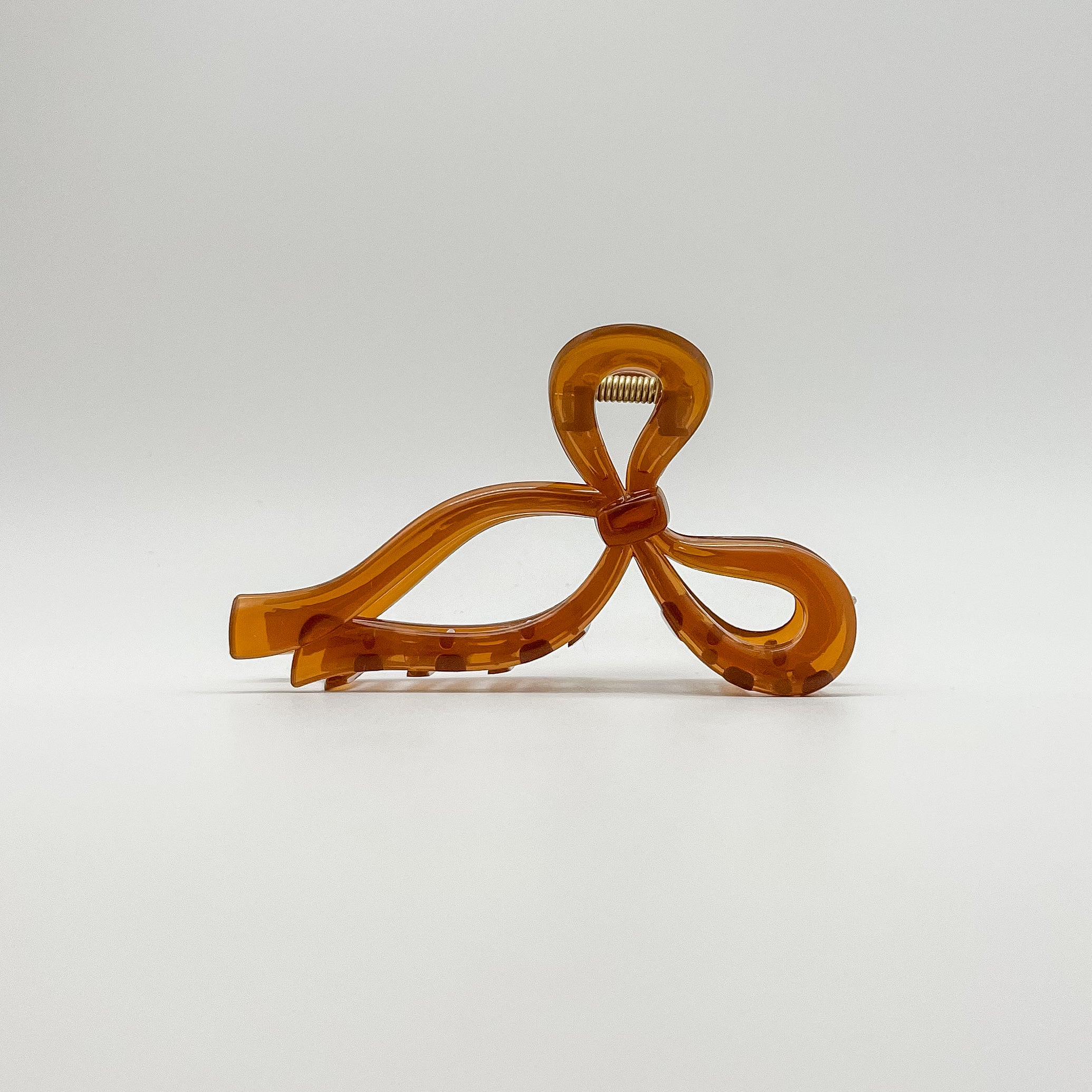 Pink hair clip, orange hair clip, bow hair clip, bow claw clip, hair clip, claw clip, hair accessories, small business, essbe, michigan, women owned, coquette accessories