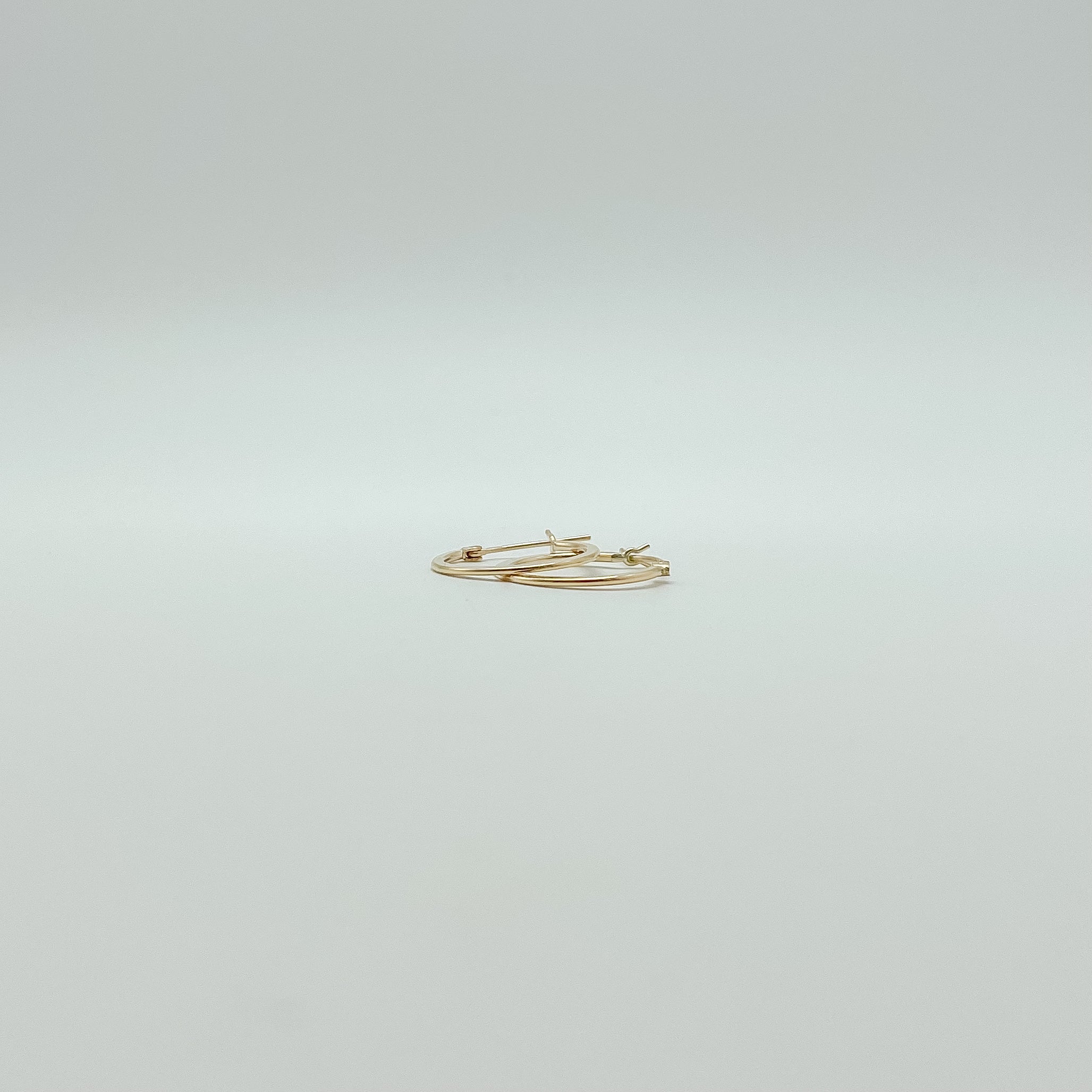 flat everyday hoops, gold filled hoops, 14k gold filled, waterproof earrings, gold hoops, everyday hoops