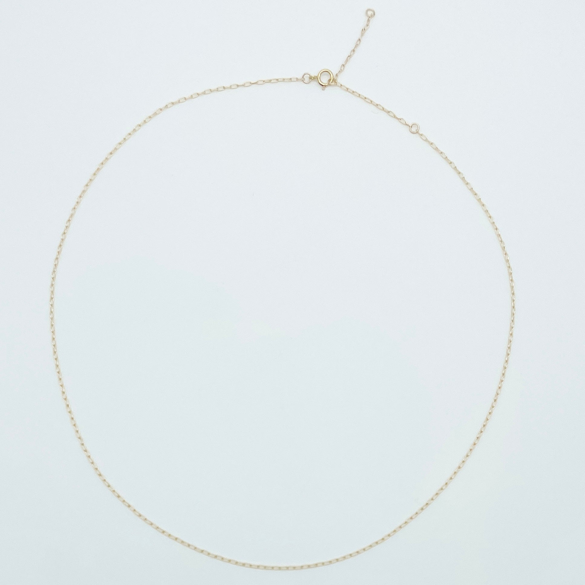 gold filled necklace, mini paperclip necklace, gold filled mini paperclip necklace