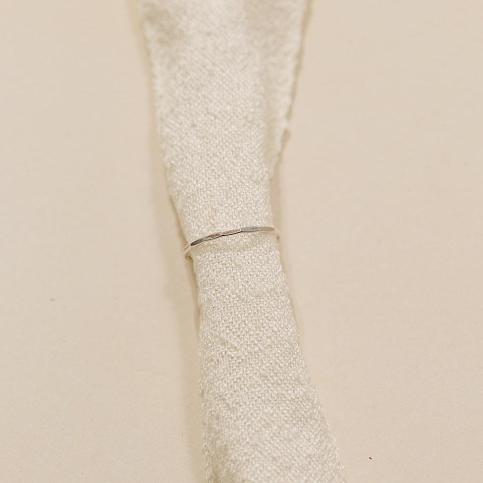 gold-filled ring, hammered stacking ring, simple rings, dainty rings, stacking rings, essbe, small business, sterling silver ring, water proof rings