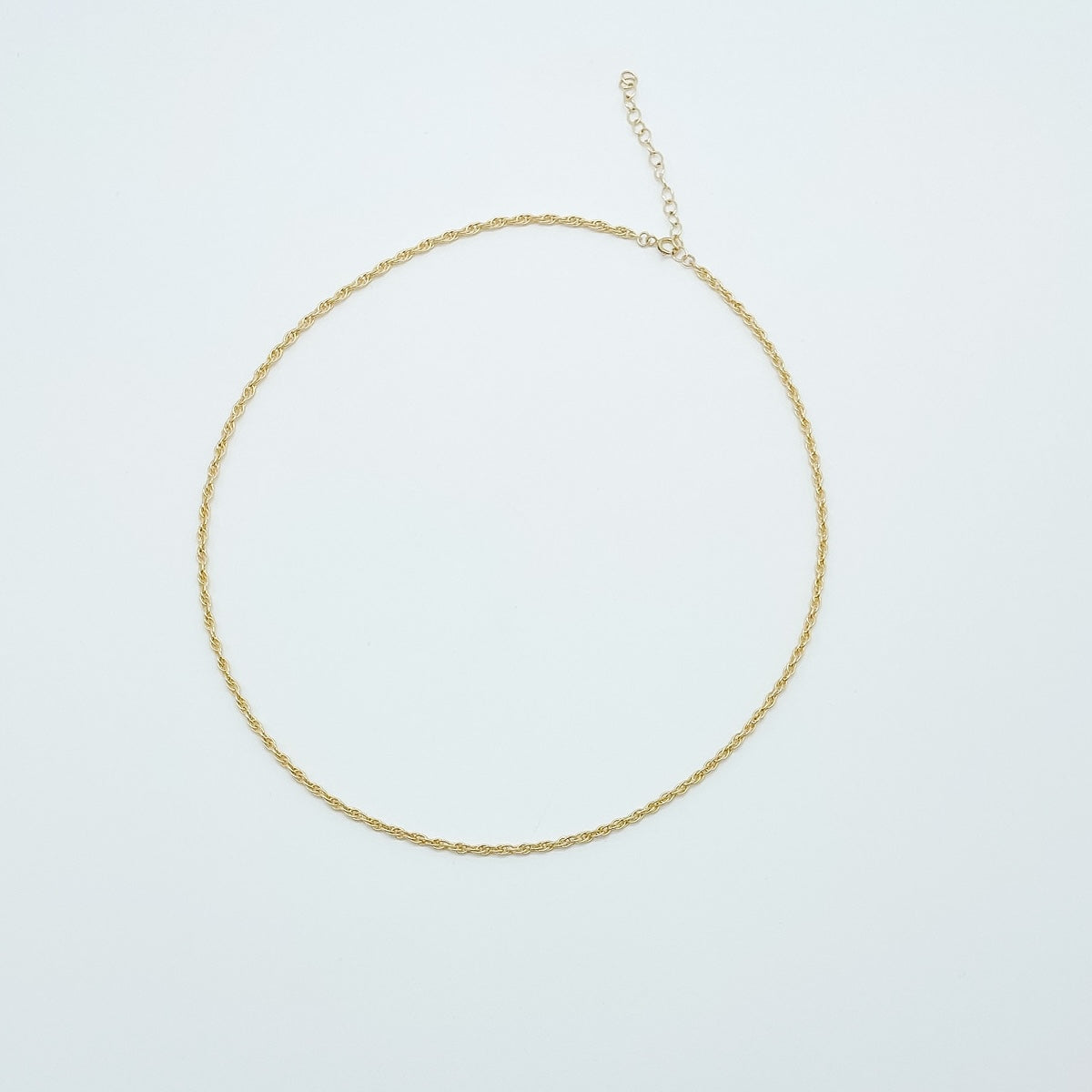 medium rope necklace chain, 14k gold-filled, michigan made, small business, women-owned, medium rope necklace chain, 14k gold-filled, michigan made, small business, women-owned, essbe, handmade, stackable necklace, waterproof necklace