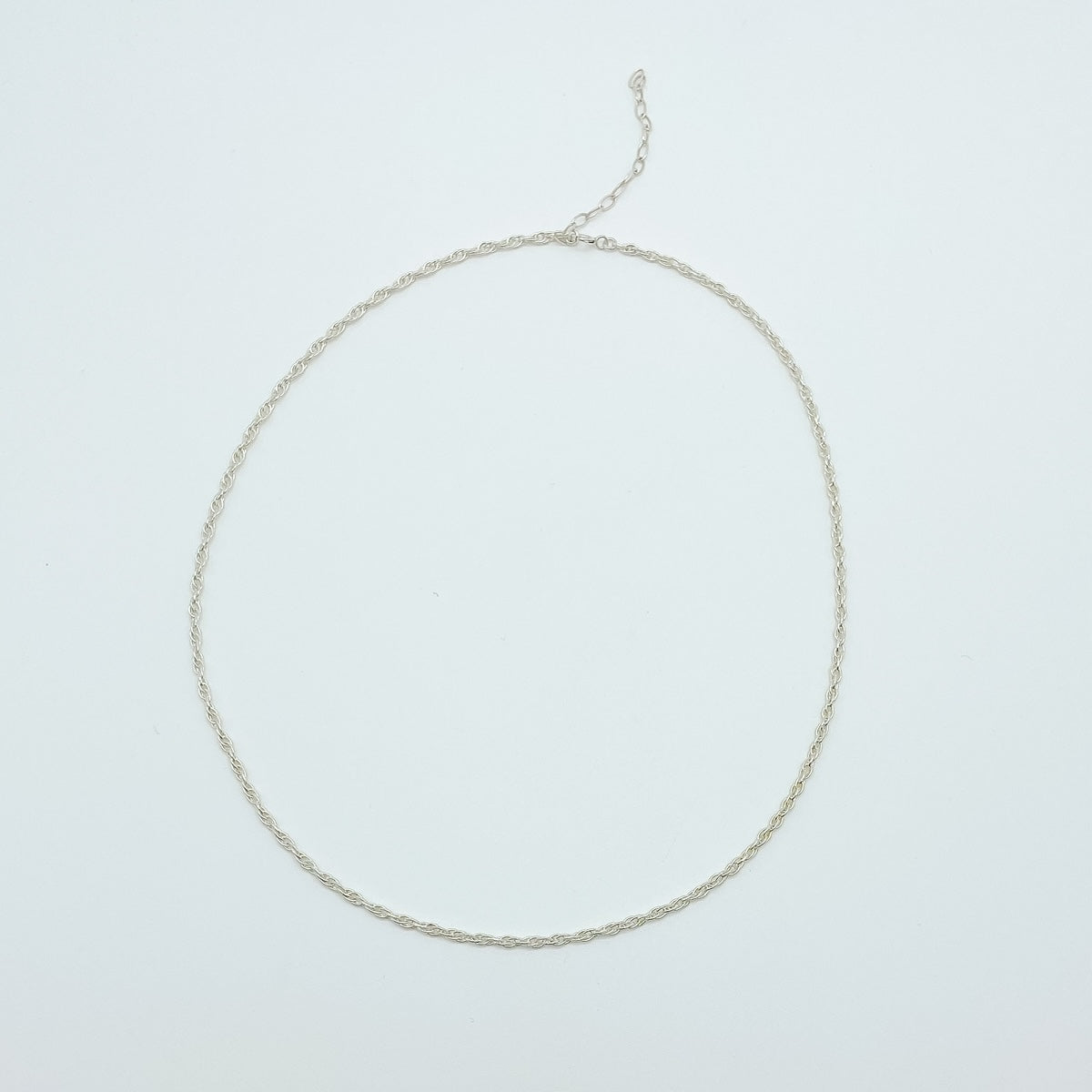 medium rope necklace chain, sterling silver, michigan made, small business, women-owned, medium rope necklace chain, 14k gold-filled, michigan made, small business, women-owned, essbe, handmade, stackable necklace, waterproof necklace