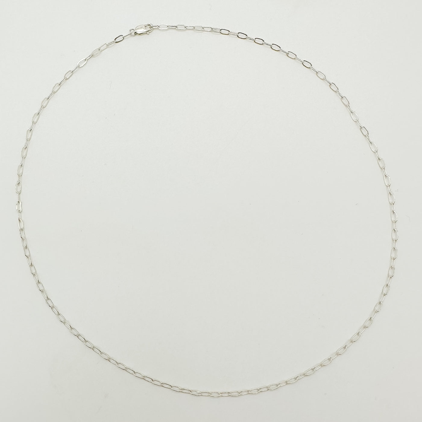 Perfect everyday wear necklace, gold-filled paperclip chain necklace, paperclip necklace, simple necklace, stackable necklace, dainty necklace, timeless necklace, handmade, essbe, small business, waterproof necklace, michigan