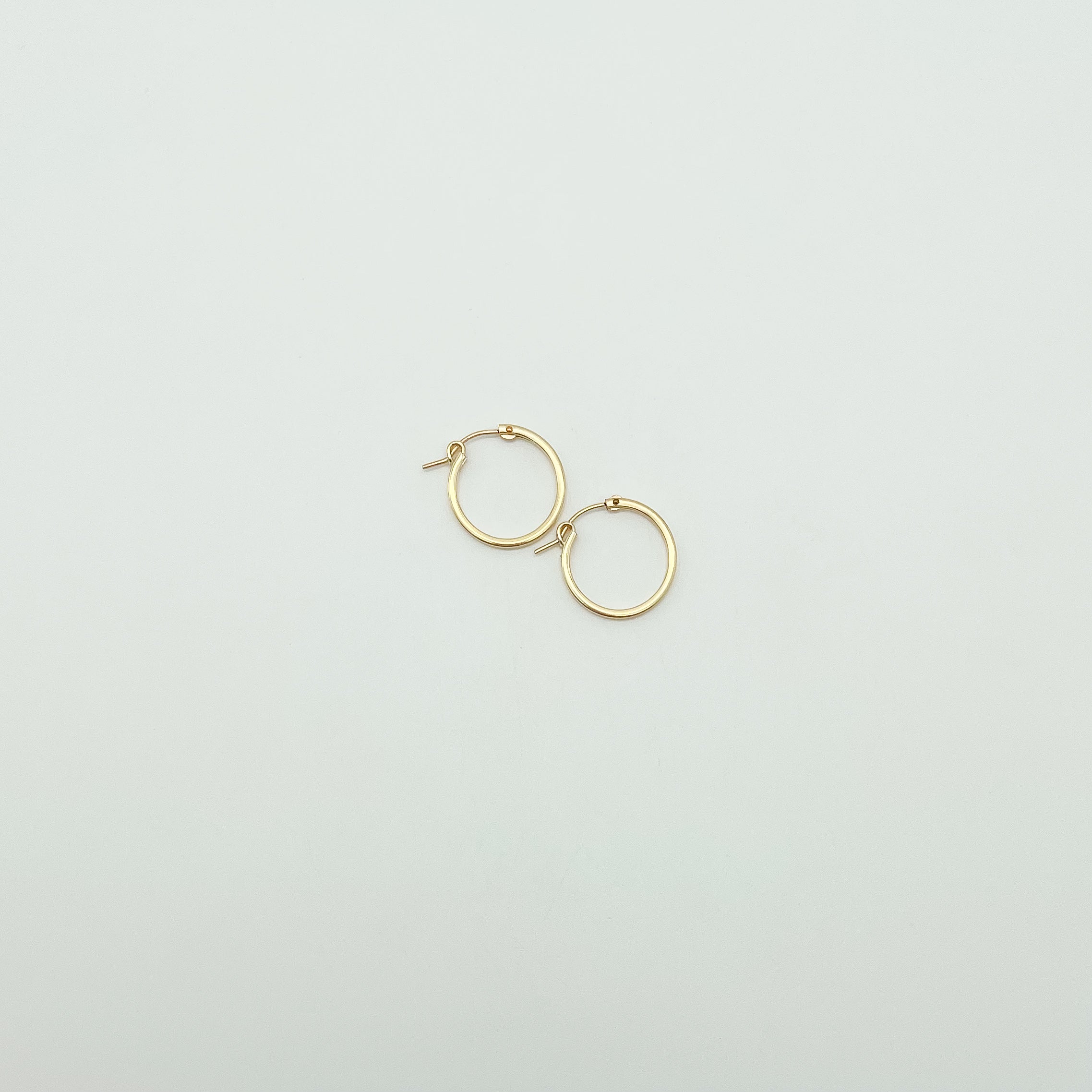 square everyday hoops, gold filled hoops, 14k gold filled, waterproof earrings, gold hoops, everyday hoops