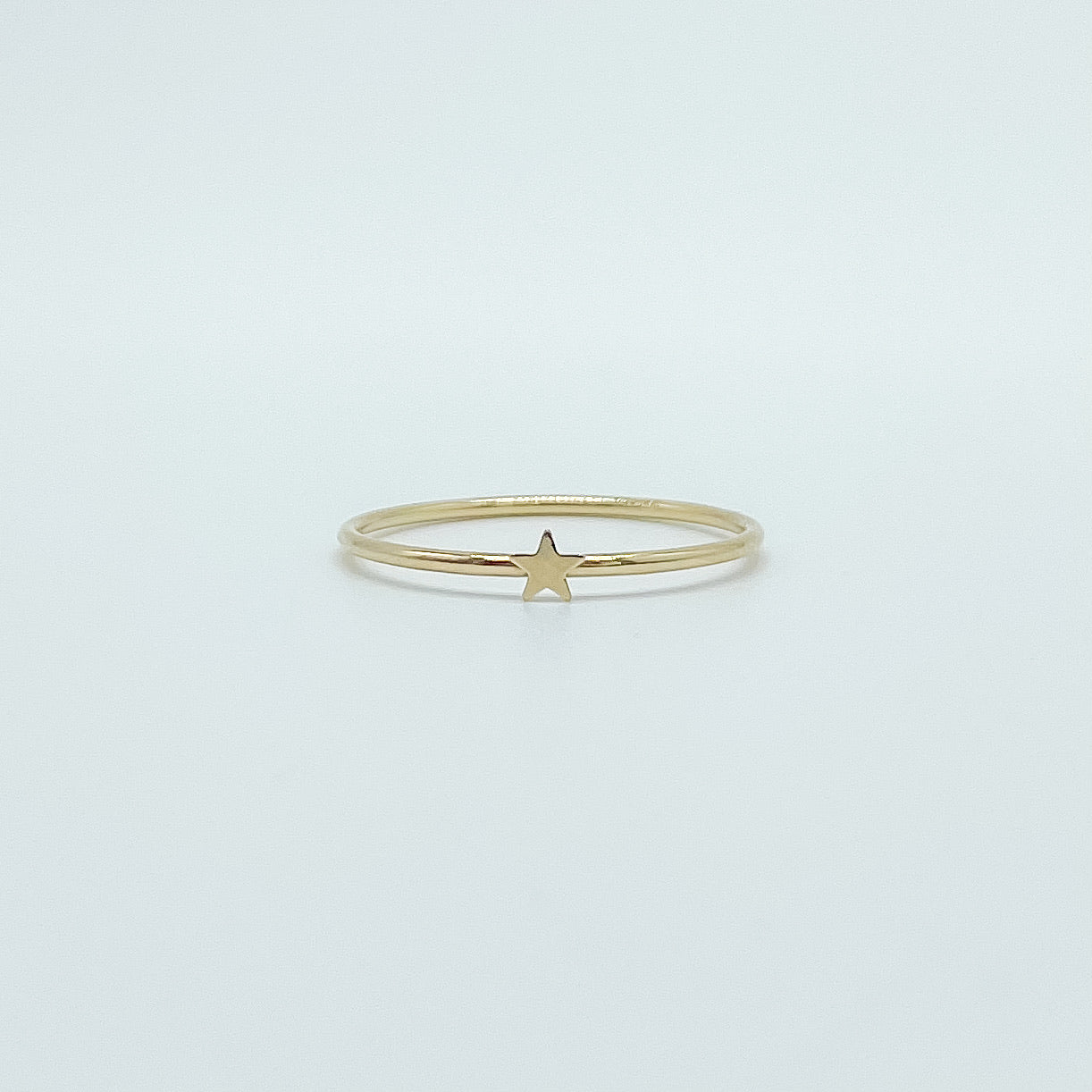 14k Gold Filled ring, star ring, dainty ring, stackable ring, water proof ring, star jewelry, small business, essbe, simple ring