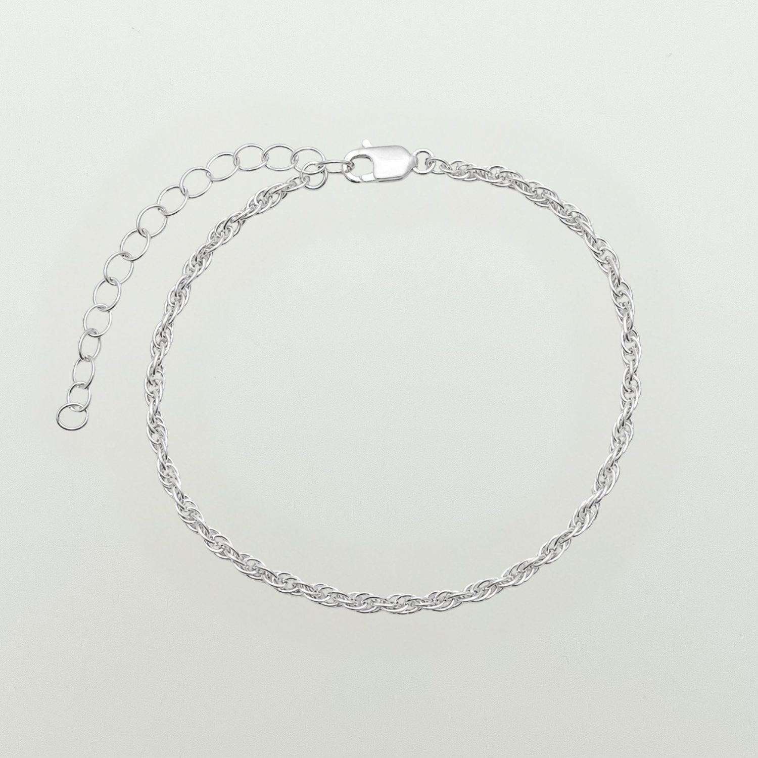 Medium rope chain bracelet, metal bracelet, chain bracelet, gold filled bracelet, handmade, rope bracelet, sterling silver medium rope bracelet
