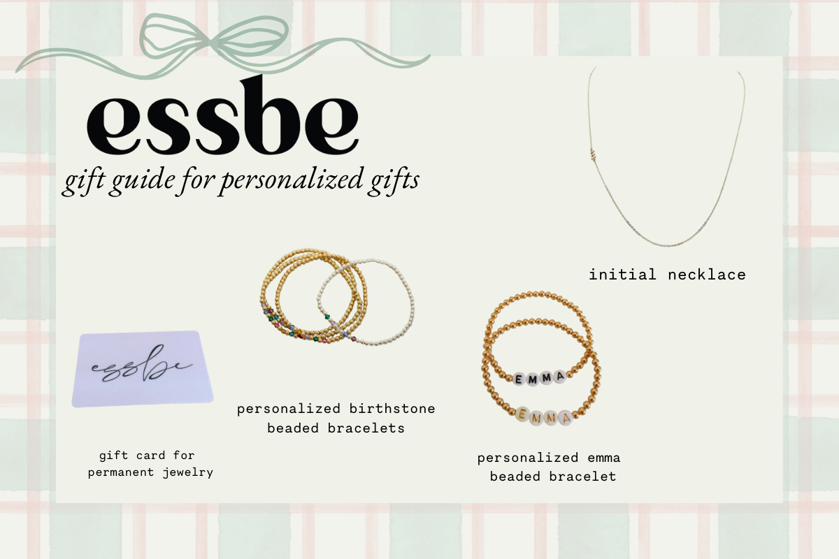 Essbe Holiday Gift Guide: Personalized Gifts