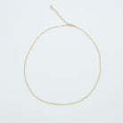 chain necklace, textured chain necklace, 14k gold-filled necklace, essbe, michigan made, dainty