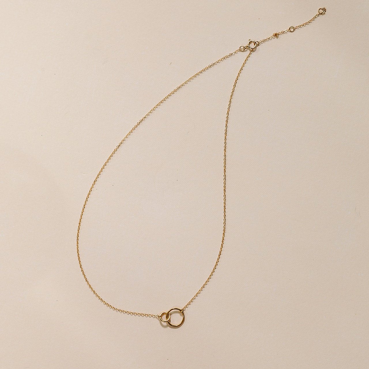 Better together necklace, dainty necklace, connector, gold-filled jewelry, 14k gold-filled necklace, sterling silver necklace, water proof necklace, handmade, essbe, small business, everyday jewelry