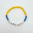 University of Michigan, Blue and Maize accessories, small business, Michigan made, Game day collection, 14k gold-filled jewelry, waterproof jewelry, football accessories, Umich accessories, blue and yellow jewelry