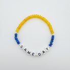 University of Michigan, Blue and Maize accessories, small business, Michigan made, Game day collection, .925 sterling silver jewelry, waterproof jewelry, football accessories, Umich accessories, blue and yellow jewelry