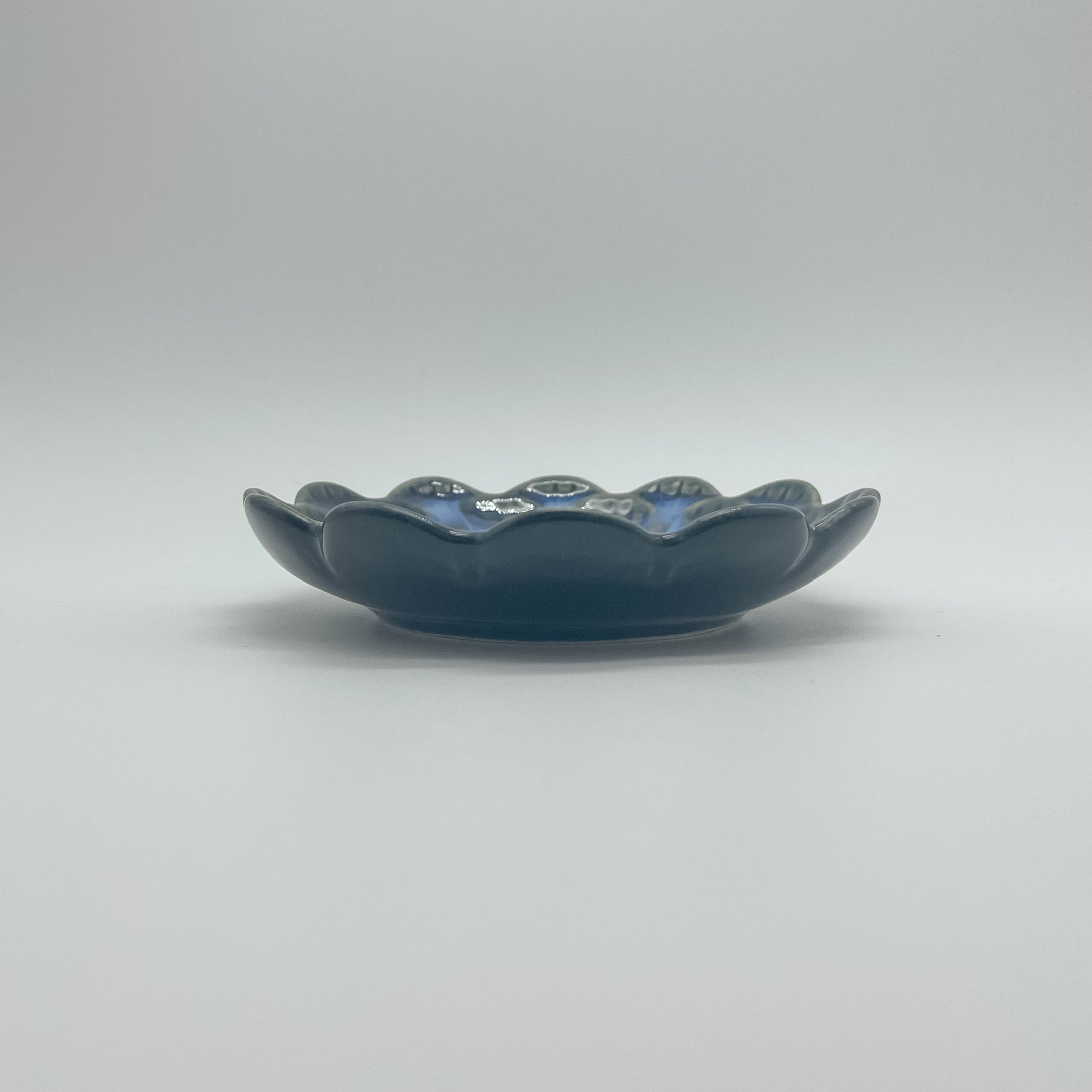 Jewelry Dish, Jewelry storage, Elise Jewelry Dish, small business, essbe, michigan, jewelry organizer, blue flower dish, simple dish, fall collection