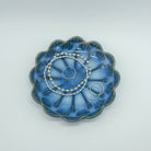 Jewelry Dish, Jewelry storage, Elise Jewelry Dish, small business, essbe, michigan, jewelry organizer, blue flower dish, simple dish, fall collection