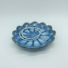 Jewelry Dish, Jewelry storage, Elise Jewelry Dish, small business, essbe, michigan, jewelry organizer, blue flower dish, simple dish, fall collection