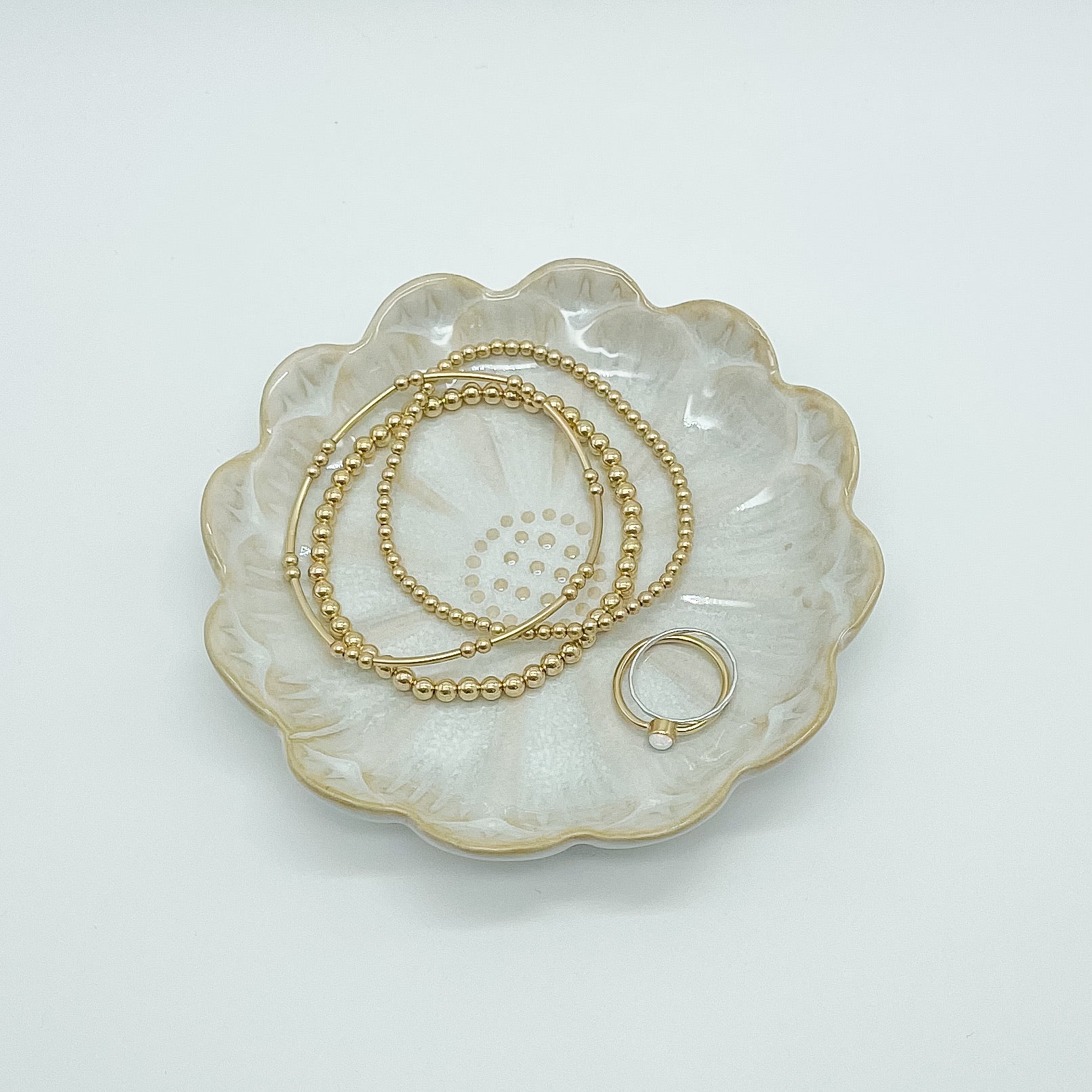 Jewelry Dish, Jewelry storage, Elise Jewelry Dish, small business, essbe, michigan, jewelry organizer, nude flower dish, simple dish, fall collection