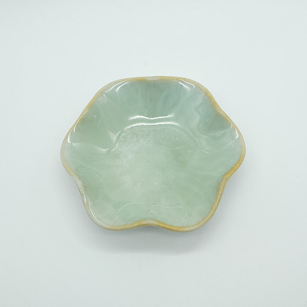 Ellie jewelry dish, jewelry dish, jewelry tray, jewelry organizer, small business, essbe, michigan, seafoam jewelry tray, useful decor, jewelry accessory