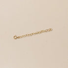 3" extender chain for necklaces, 14k gold-filled, essbe, spring ring clasps for necklaces, michigan made, small business, sterling silver, handmade, necklace extender chain