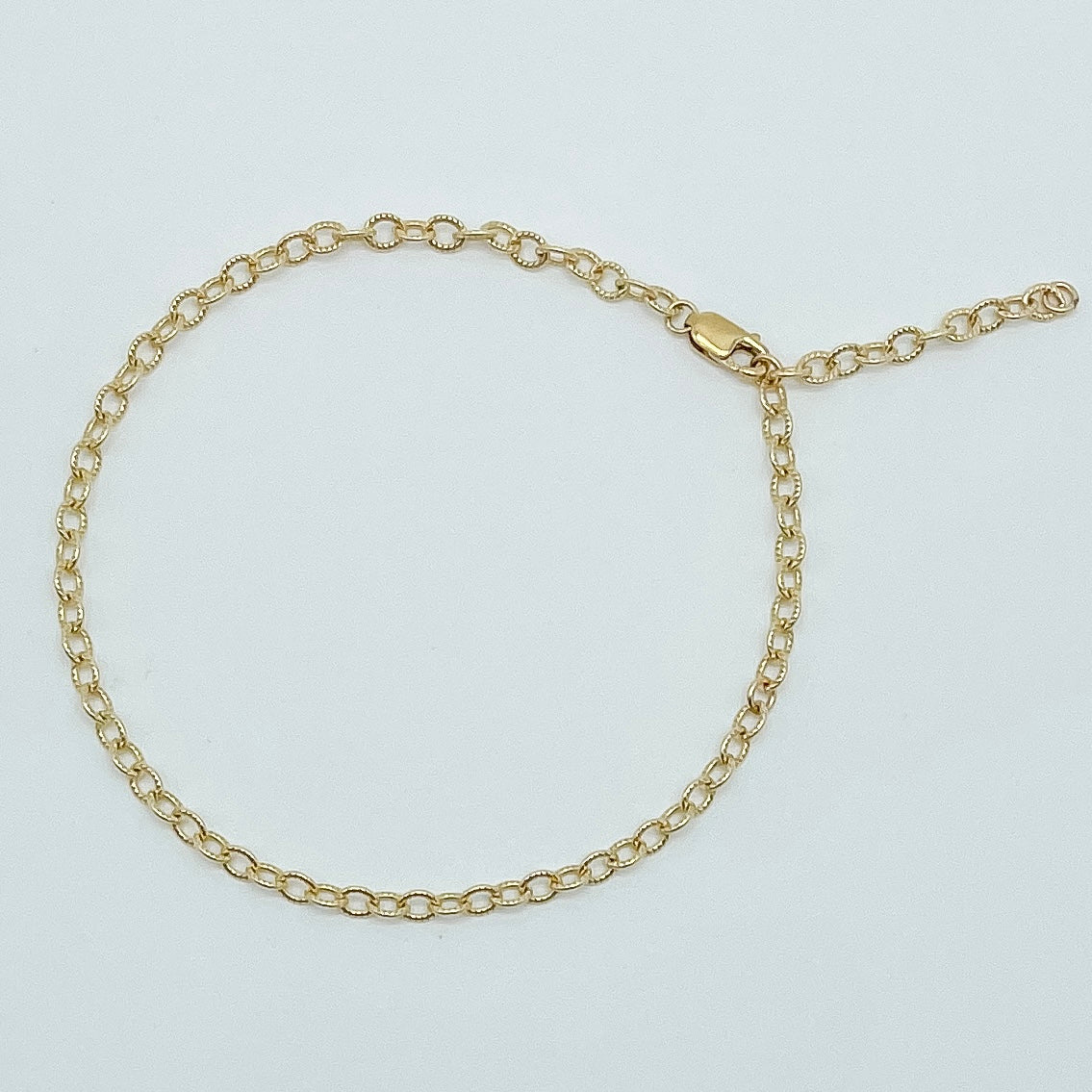 textured cable bracelet, goldfilled textured cable bracelet, goldfilled bracelet