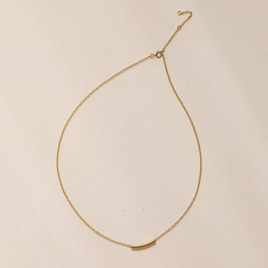 14k gold-filled necklace, timeless design, essbe, michigan made