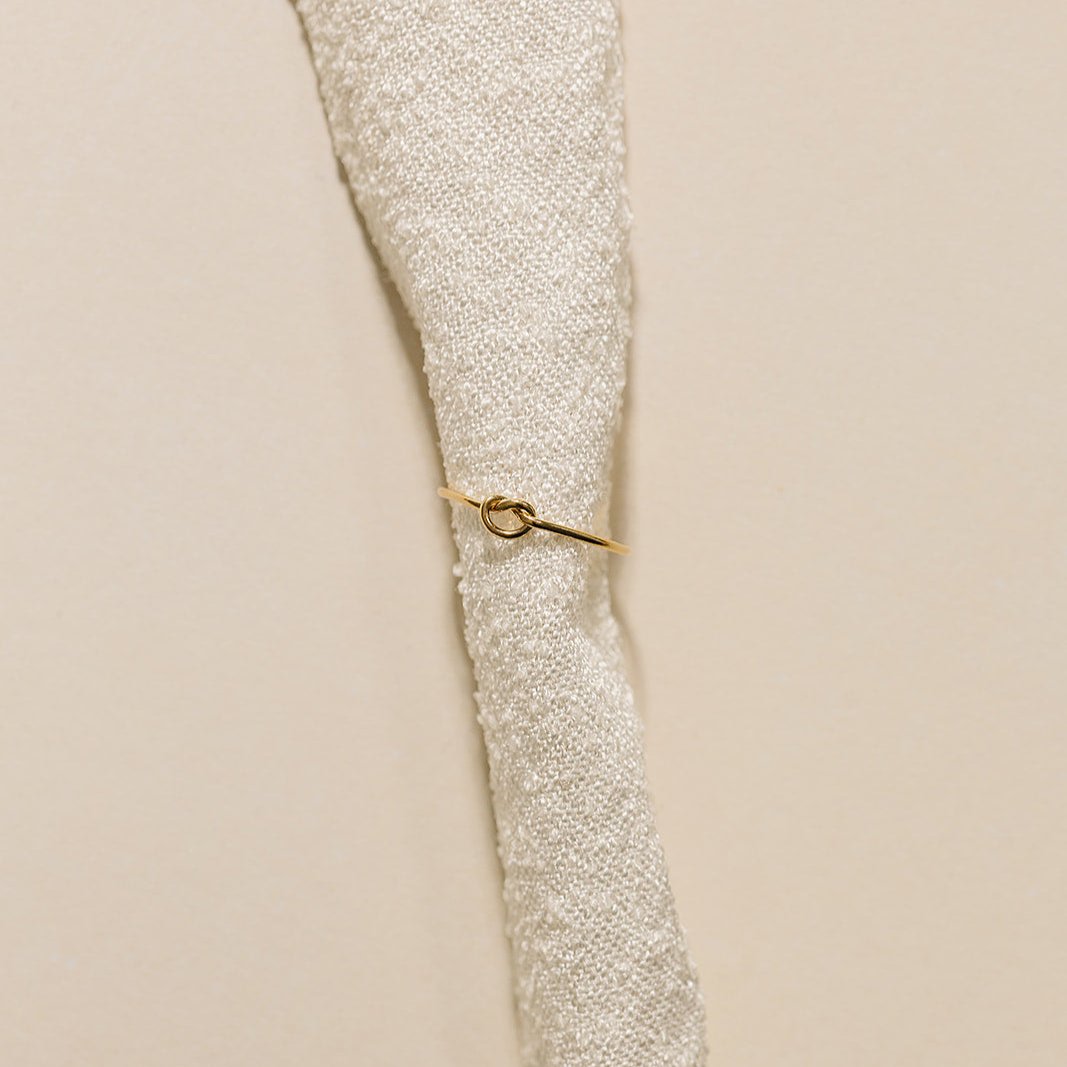 knot ring, knotted heart ring, gold-filled ring, waterproof ring, simple ring, small business, dainty ring, stackable ring, sterling silver ring