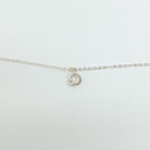 Knot necklace, sterling silver necklace, handmade, waterproof necklace, simple necklace, dainty necklace, small business, knot charm necklace