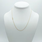 L necklace, gold-filled, essbe, chain necklace