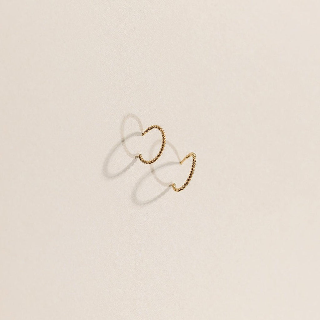 gold filled rope earrings, gold filled twisted rope hoop earrings, rope gold filled earrings, gold filled hoop earrings, gold filled earrings, waterproof earrings, sterling silver hoops