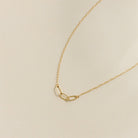 14k gold-filled necklace, paperclip chain, essbe, made in michigan, small business jewelry, jewelry necklace