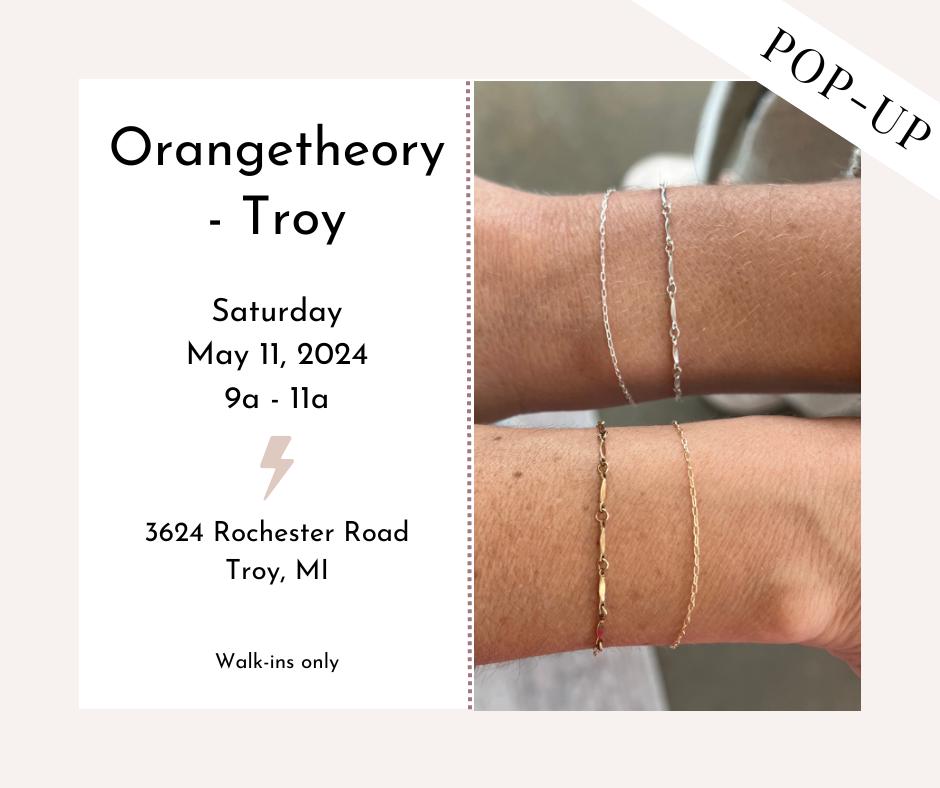 permanent jewelry pop-up near me in troy michigan