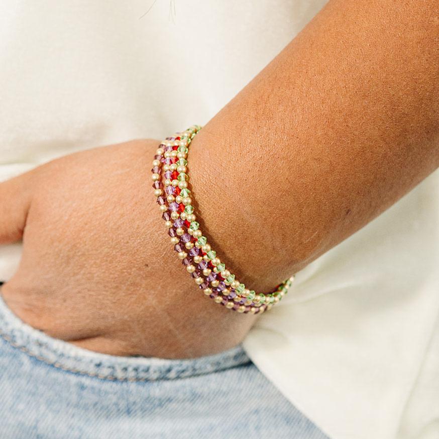 Gold birthstone bracelet, birthstone bracelet, birthstone beaded birthstone, small business, handmade, reese birthstone bracelet, reese beaded bracelet, silver bracelet, silver beaded bracelet