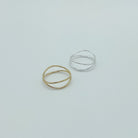 ribbon ring, gold filled ring, sterling silver ring, waterproof ring, small business, essbe, dainty ring, stackable ring, unique ring