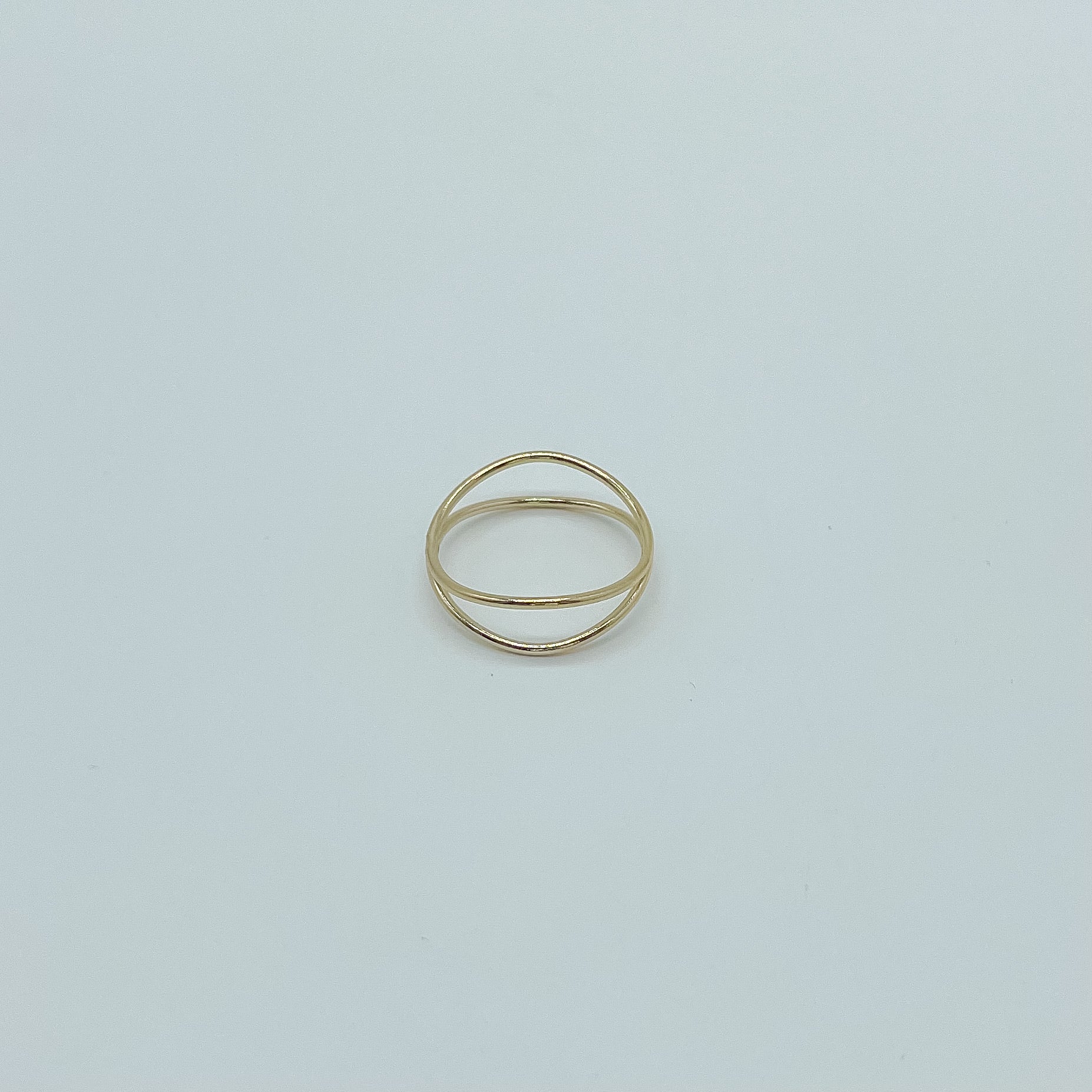 ribbon ring, gold filled ring, sterling silver ring, waterproof ring, small business, essbe, dainty ring, stackable ring, unique ring