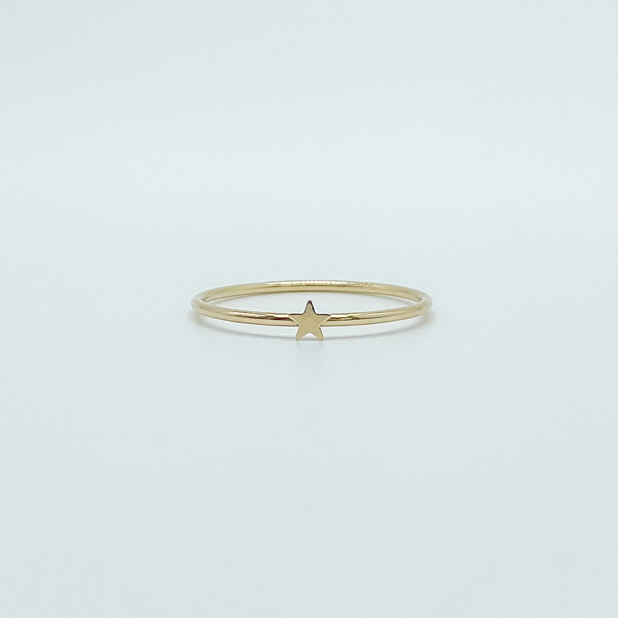 14k Gold Filled ring, star ring, dainty ring, stackable ring, water proof ring, star jewelry, small business, essbe, simple ring