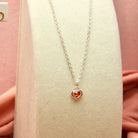 Sterling silver, sterling silver necklace, valentines necklace, heart necklace, valentines gift necklace