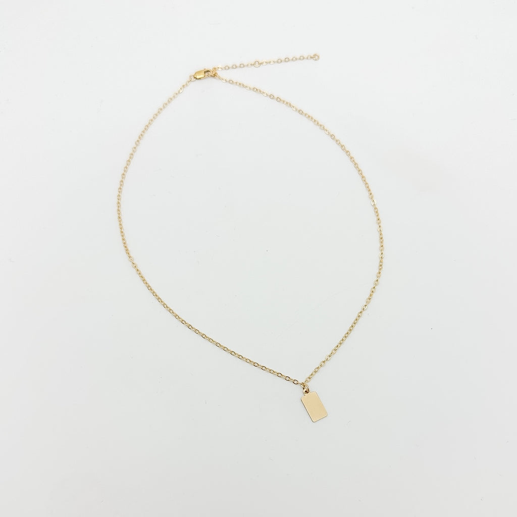 14k gold-filled necklace, jewelry that doesn't tarnish