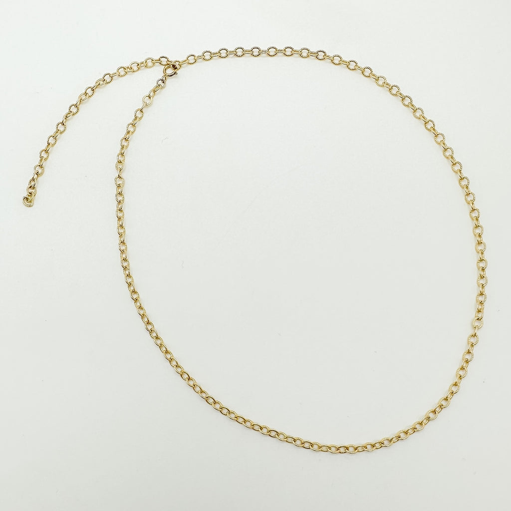gold-filled adjustable necklace