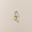 gold filled hoop earrings, gold filled triple hoop earrings, small gold filled earrings, gold filled hoop earrings, gold filled earrings, waterproof earrings, sterling silver earrings, sterling silver hoops