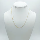 letter V necklace, 14k gold-filled, essbe jewelry