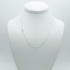 letter Y cable chain sterling silver necklace