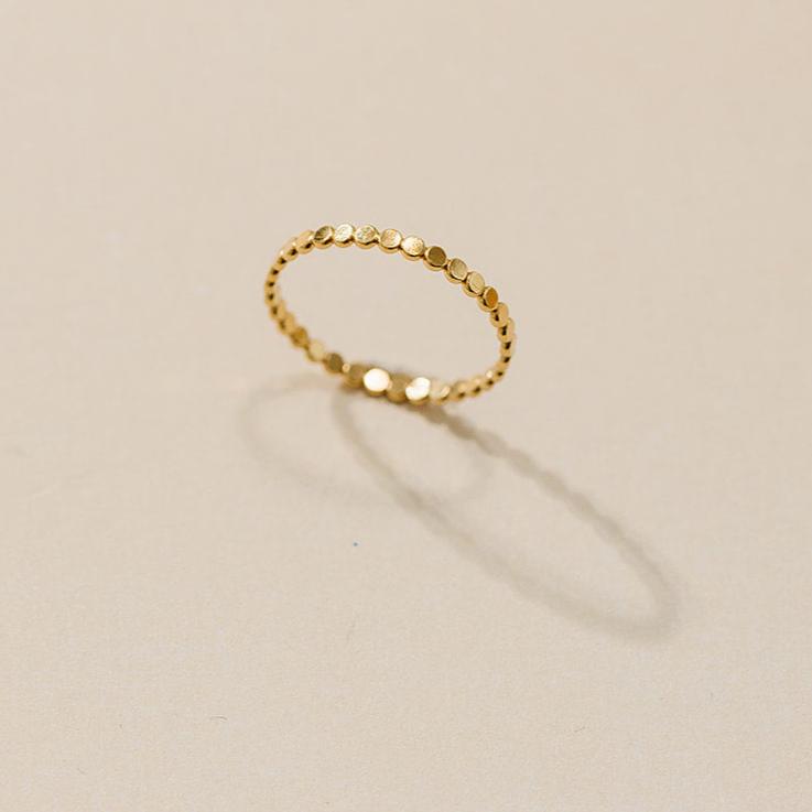 Dottie ring, 14k gold filled ring, gold ring, waterproof ring, dainty ring, trendy jewelry, trendy ring, rings, gold rings, silver rings, small business