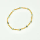 gold filled bracelet, sterling silver bracelet, beaded bracelet, stretchy bracelet, mini heart bracelet, valentines bracelet