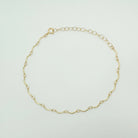 gold-filled chain bracelet