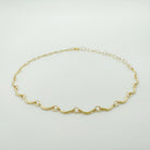 gold-filled chain bracelet