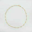 gold-filled chain bracelet