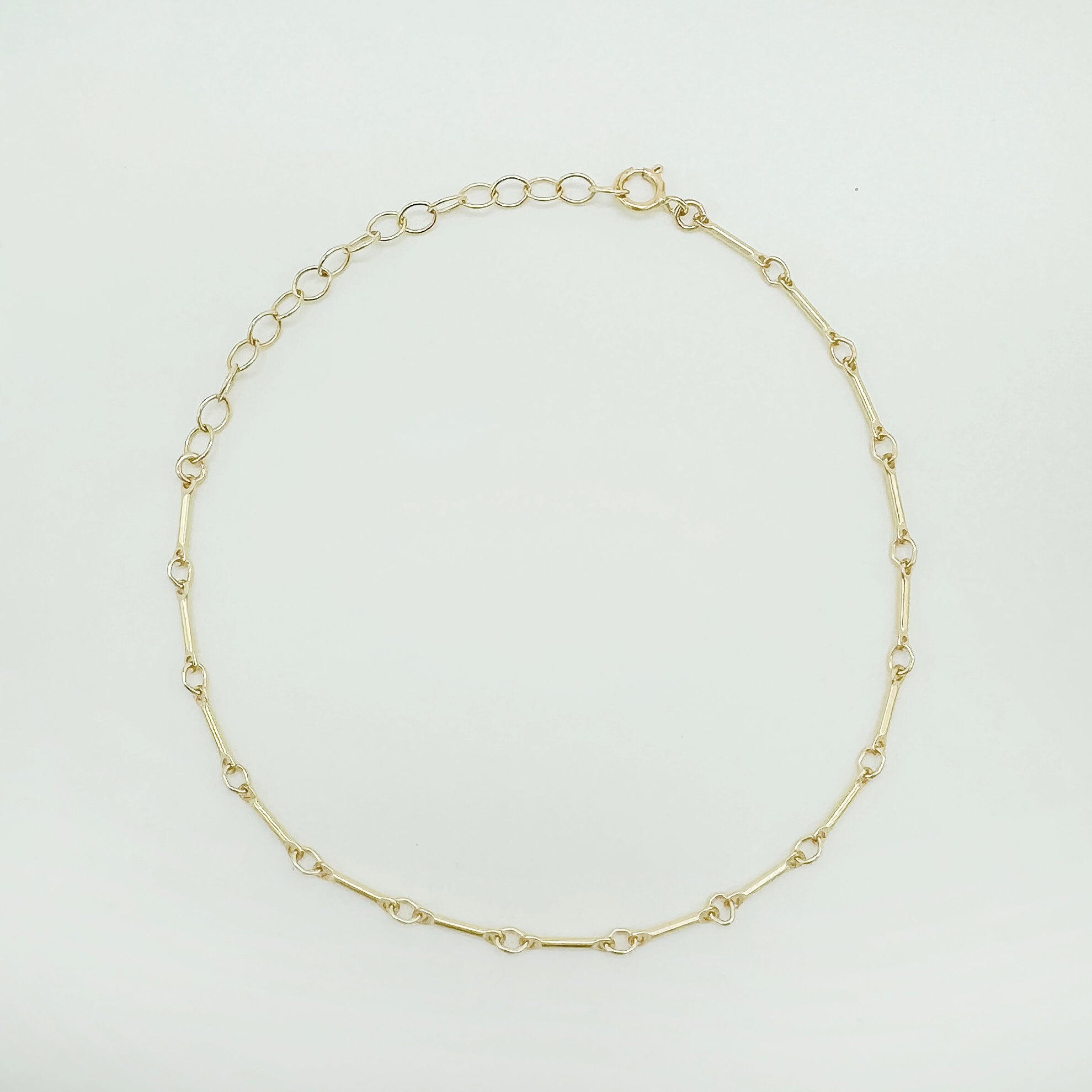 gold-filled chain bracelet