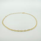 gold-filled chain bracelet