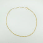 gold-filled chain bracelet